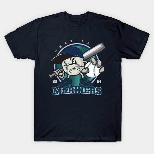 Seattle Baseball - 2024 Season T-Shirt by Nagorniak